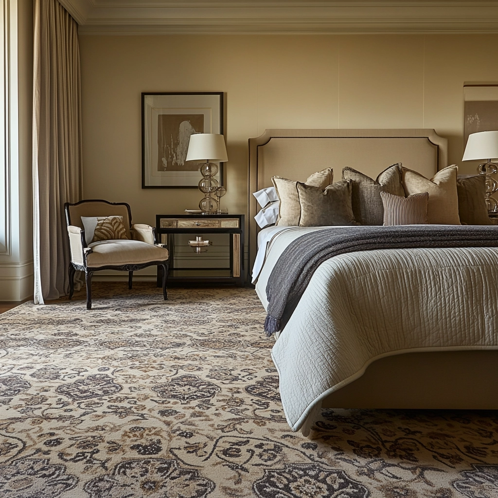 vintage carpet bedroom 41