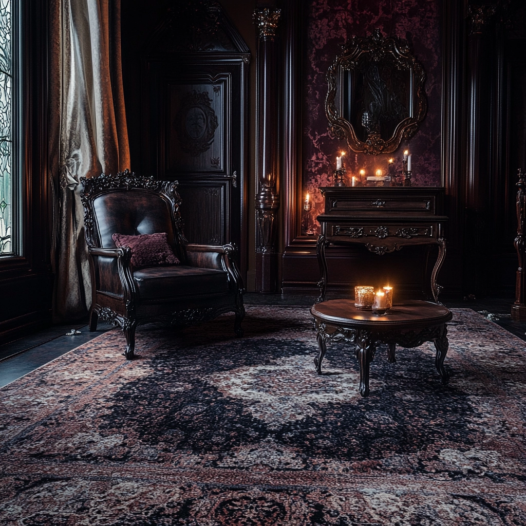 vintage carpet bedroom 45