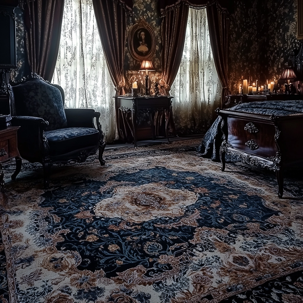 vintage carpet bedroom 46