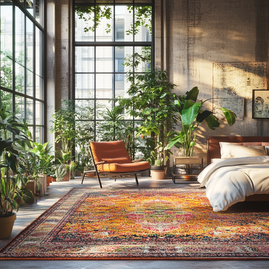 vintage carpet bedroom 51