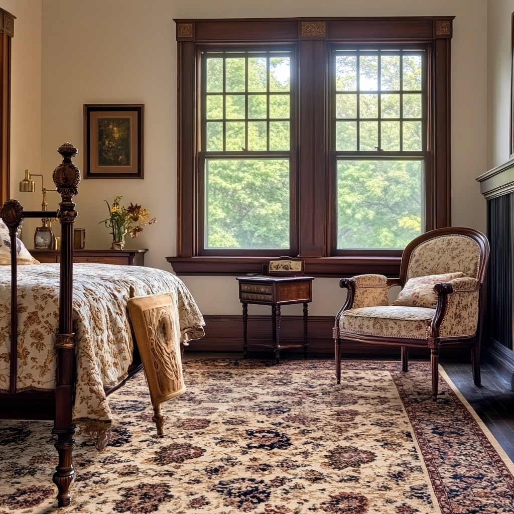 vintage carpet bedroom 53