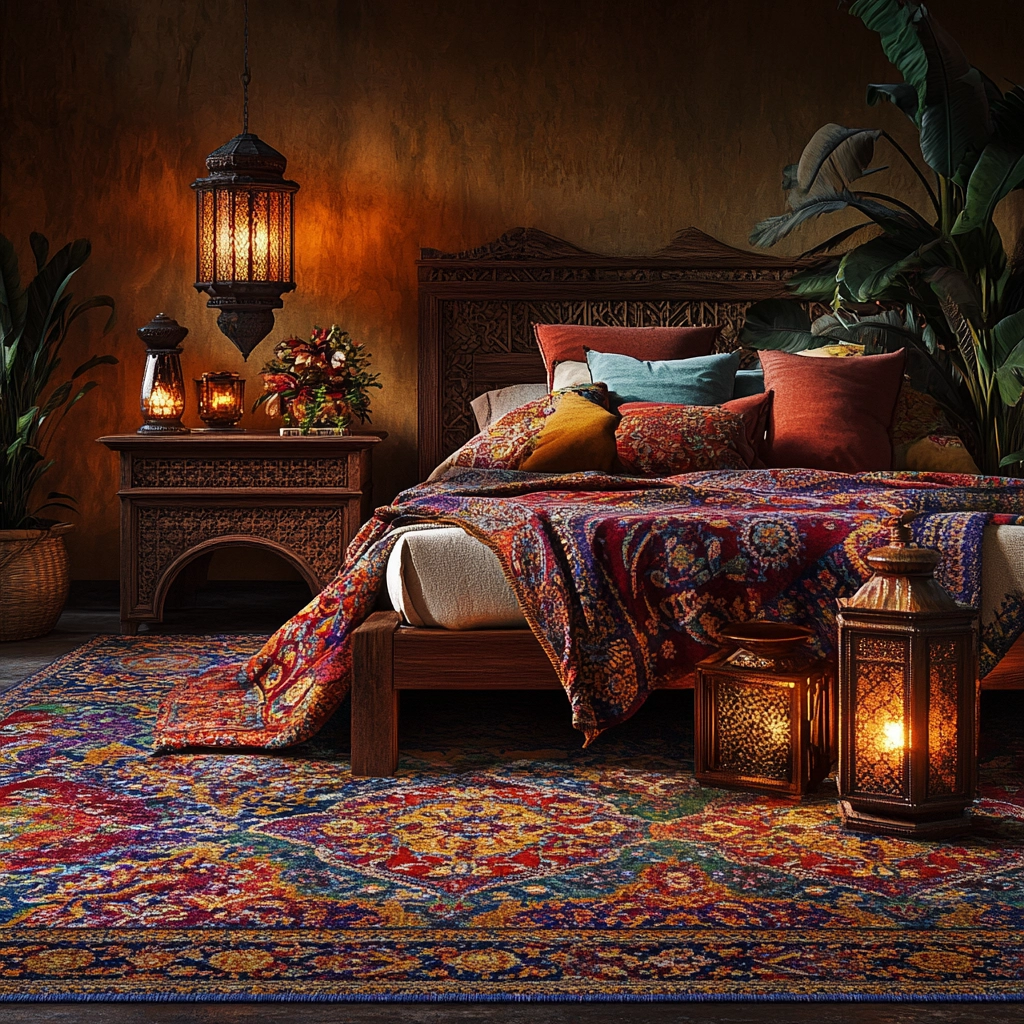 vintage carpet bedroom 61
