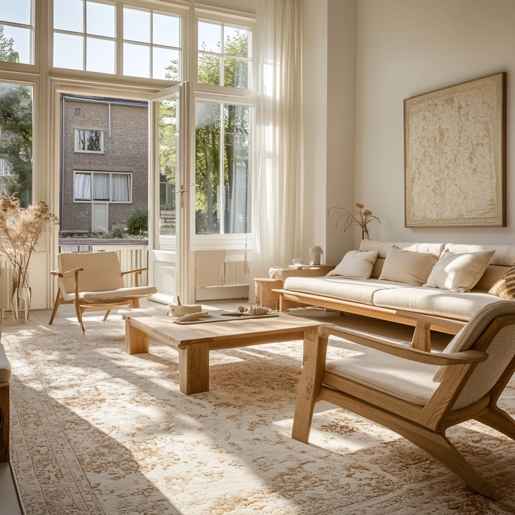 vintage carpet living room 28