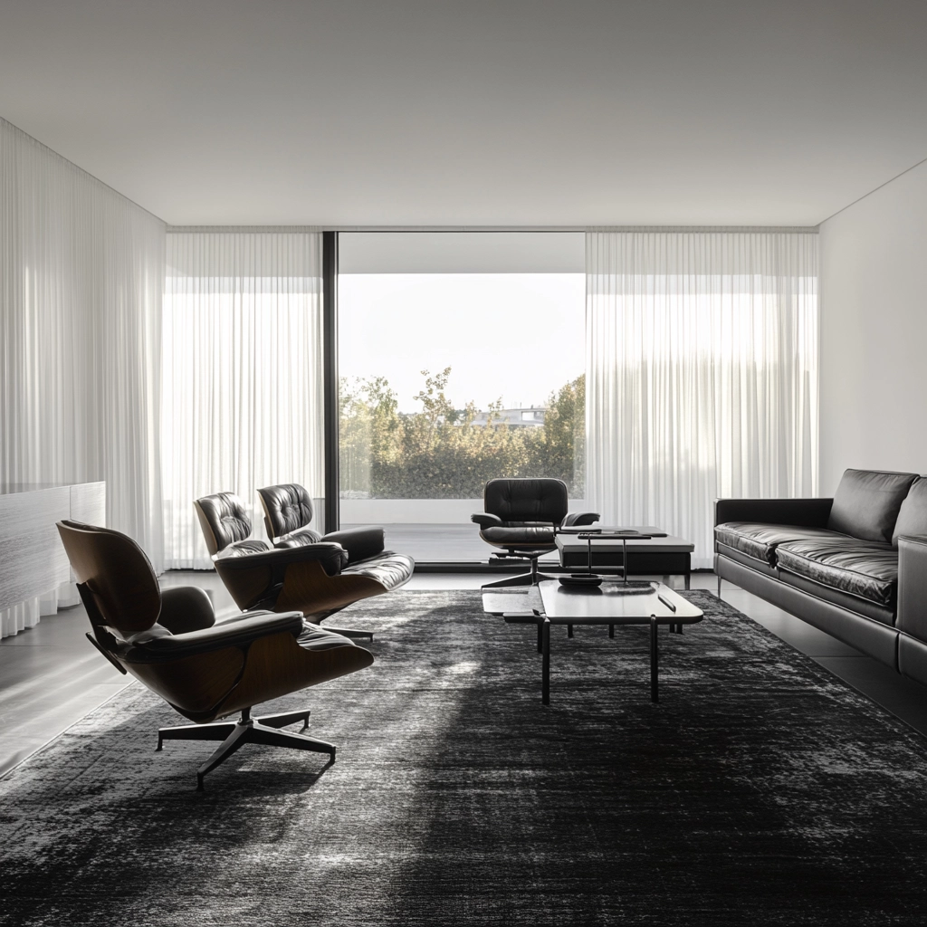 vintage carpet living room 40