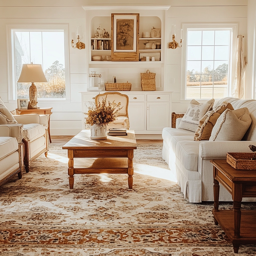 vintage carpet living room 59