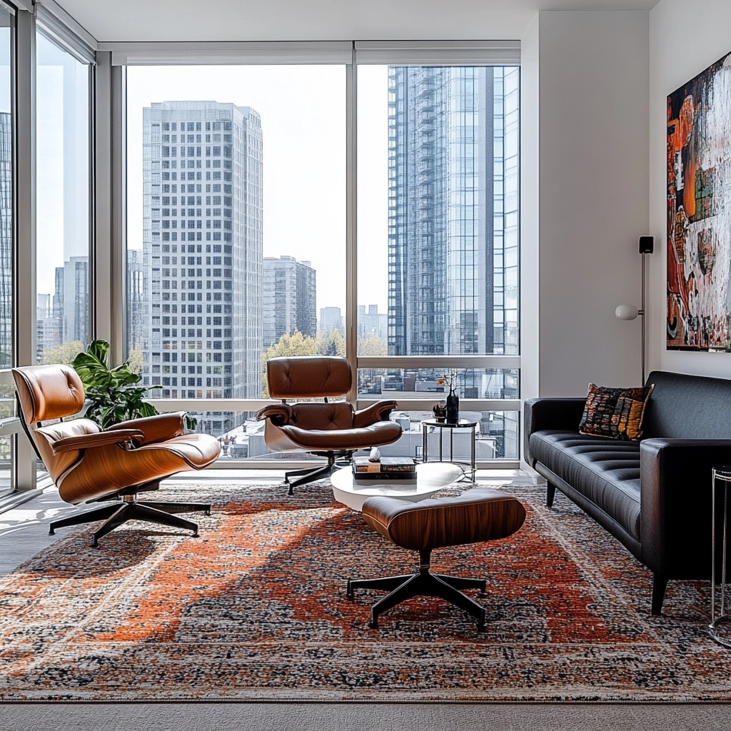 vintage carpet living room 65
