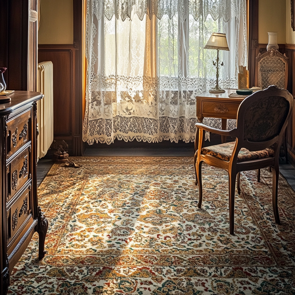 vintage rug bedroom 36