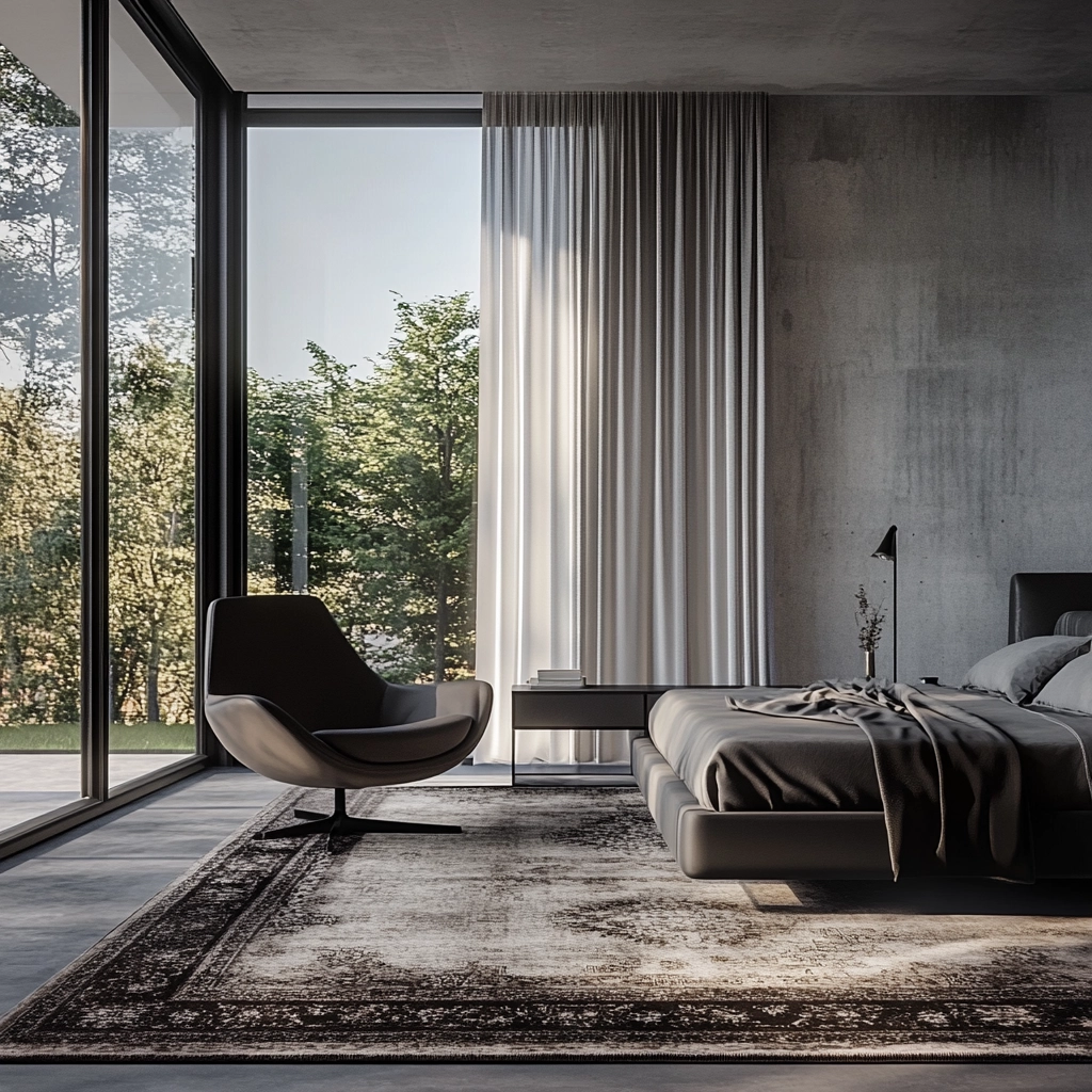 vintage rug bedroom 38