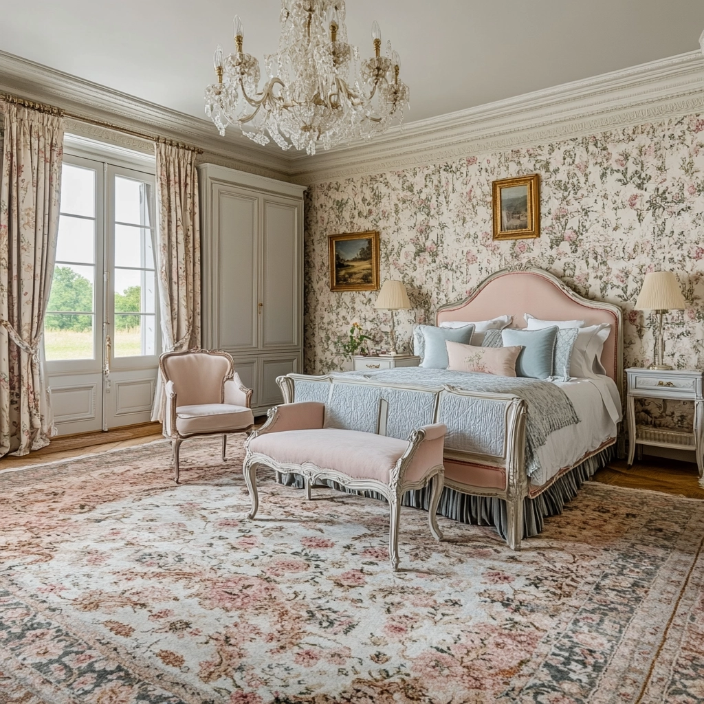 vintage rug bedroom 53