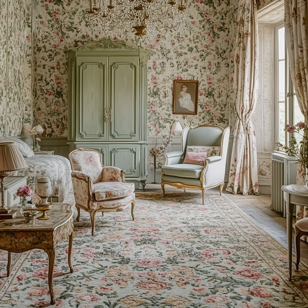 vintage rug bedroom 55