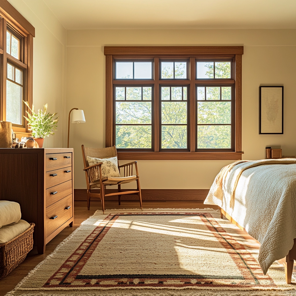 vintage rug bedroom 61