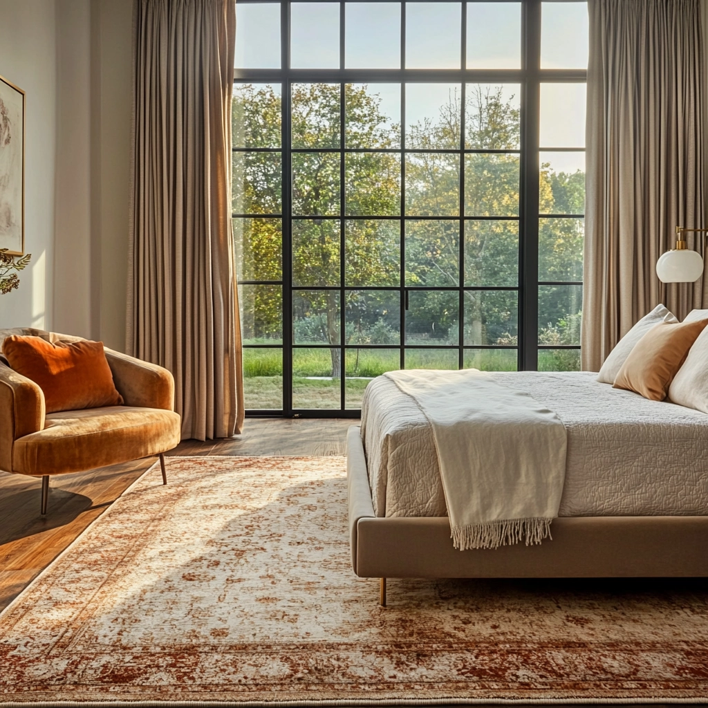 vintage rug bedroom 66