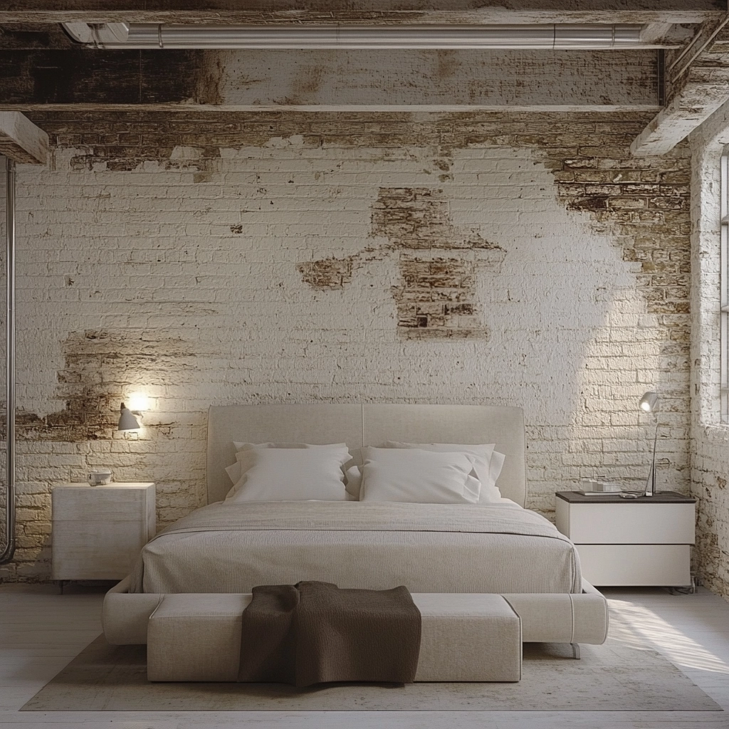 white and beige bedroom 26