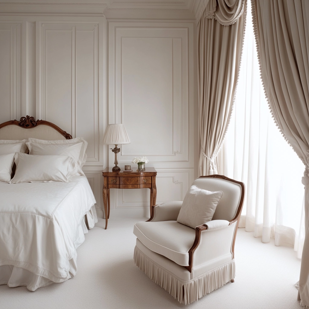 white and beige bedroom 29