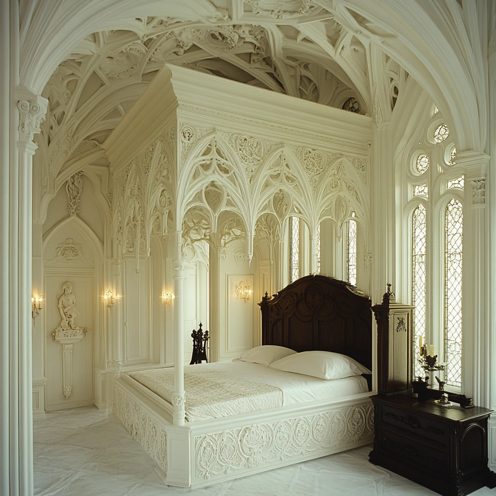 white and beige bedroom 64