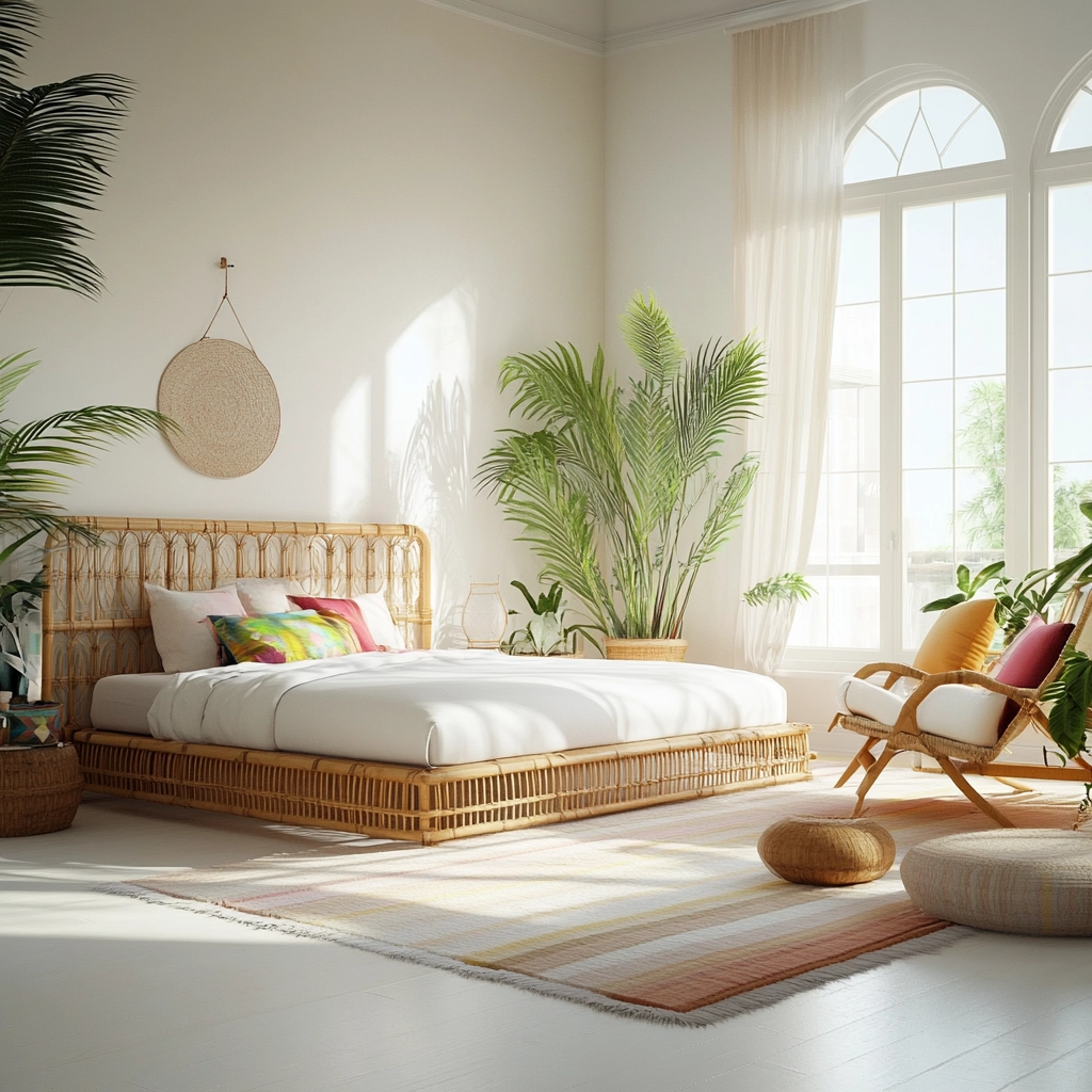 white and beige bedroom 69