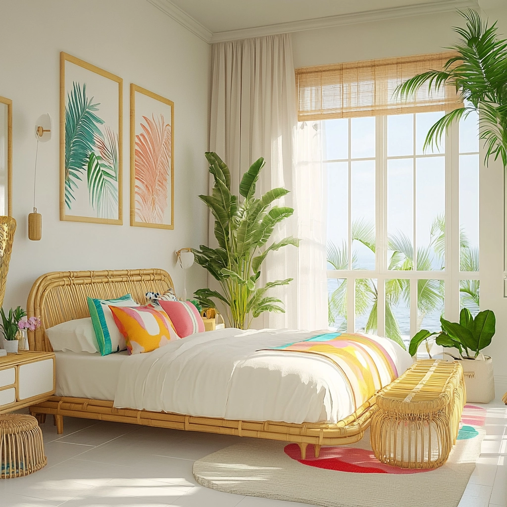 white and beige bedroom 71