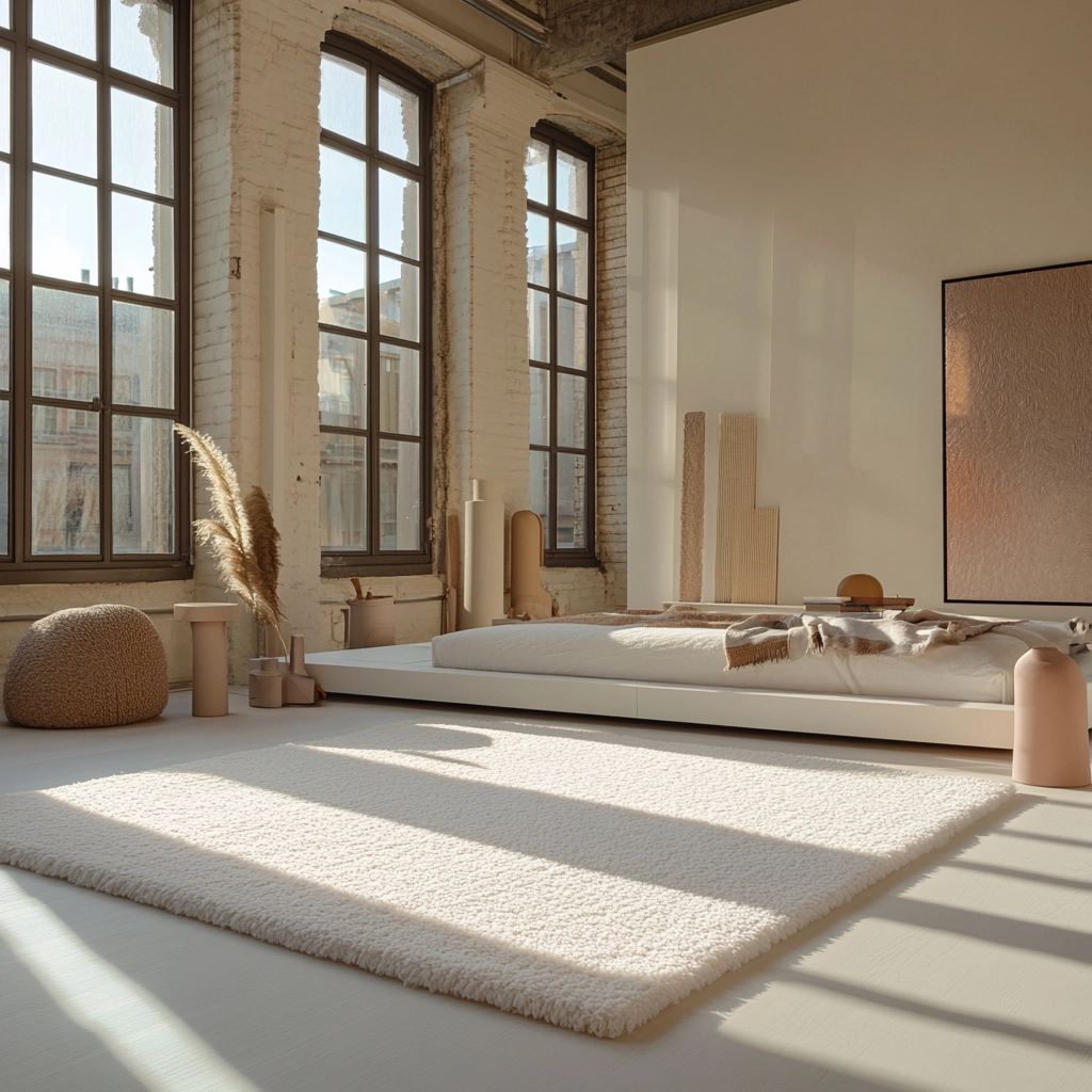 white rug bedroom 11