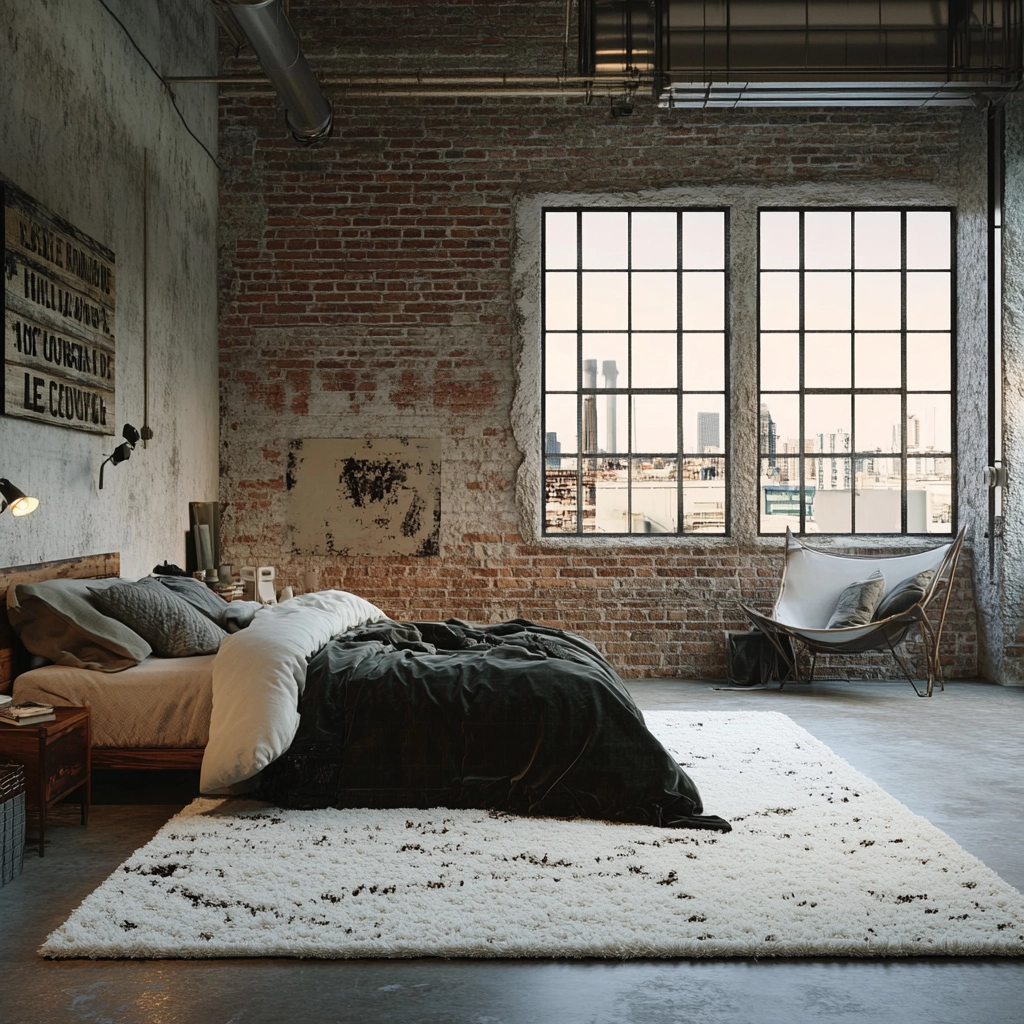 white rug bedroom 15