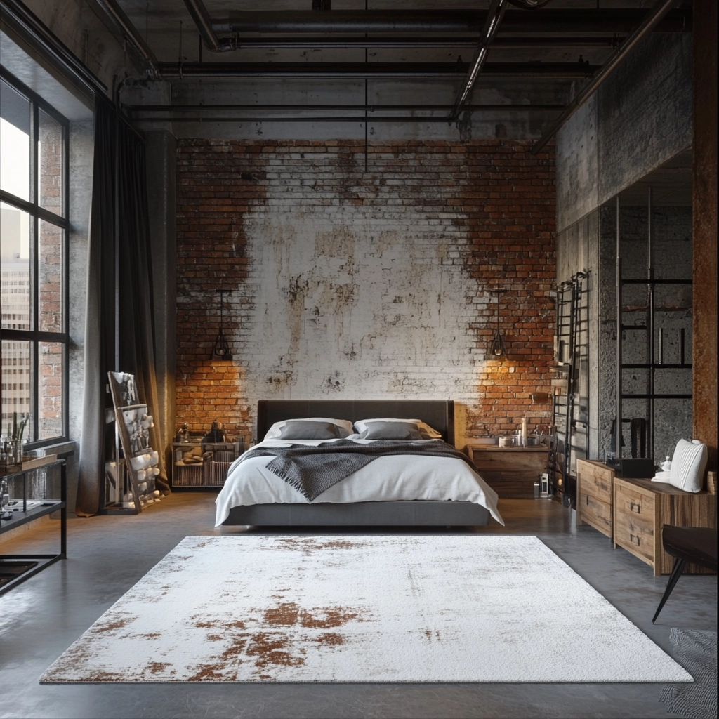 white rug bedroom 16