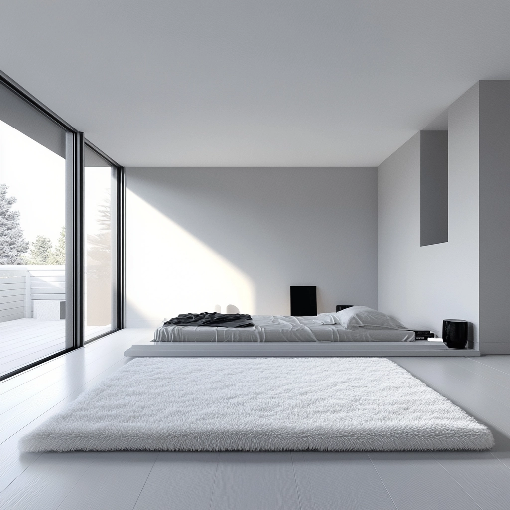 white rug bedroom 21
