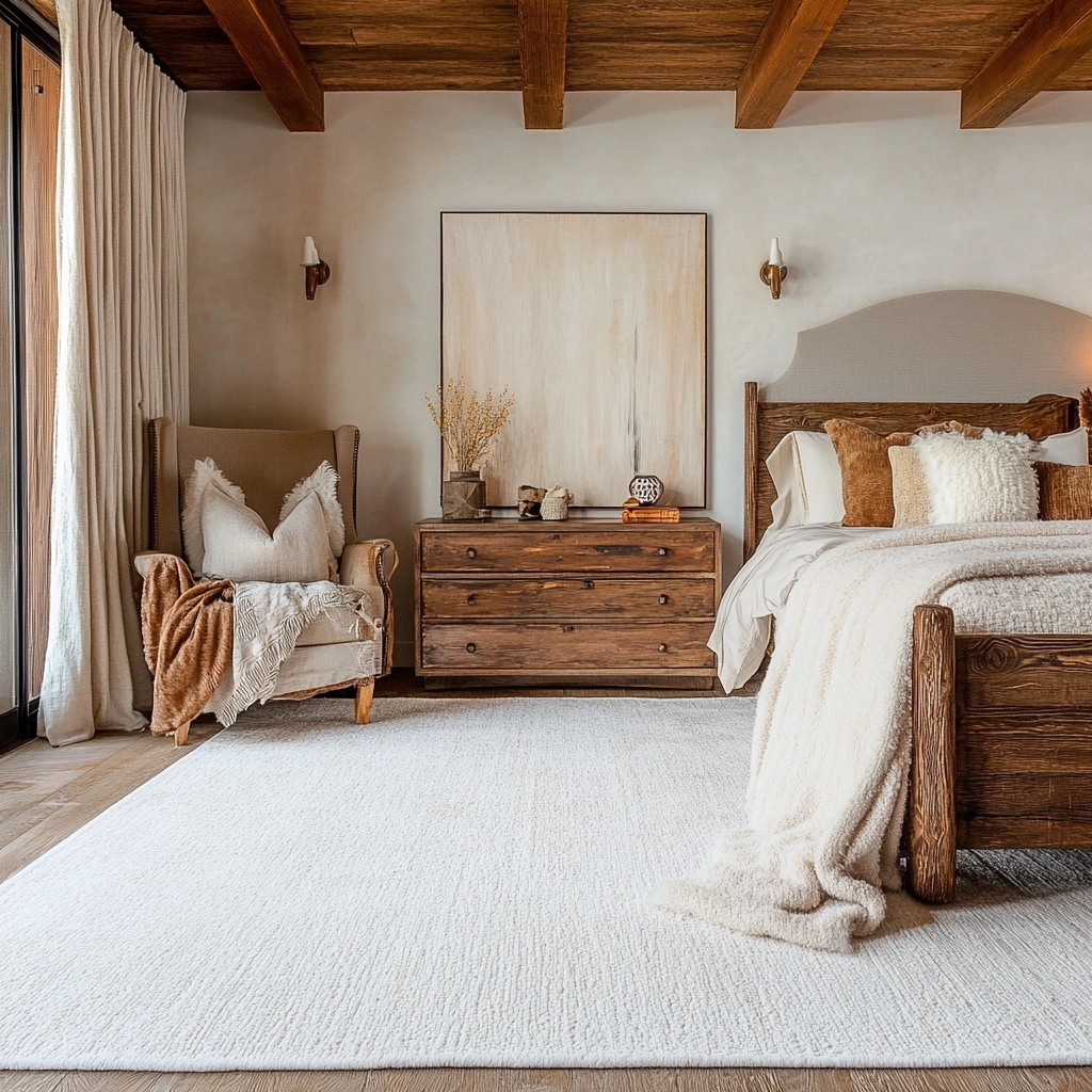 white rug bedroom 39