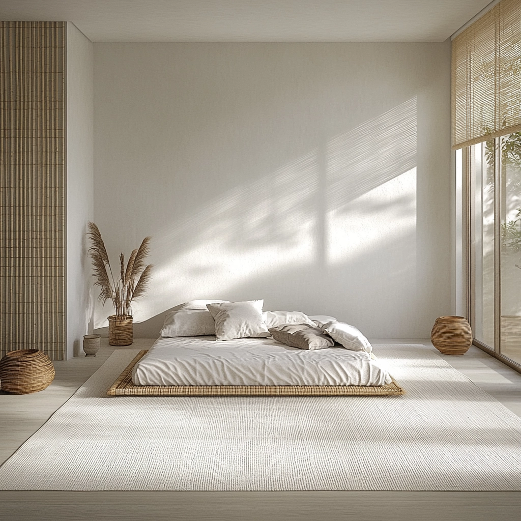 white rug bedroom 57