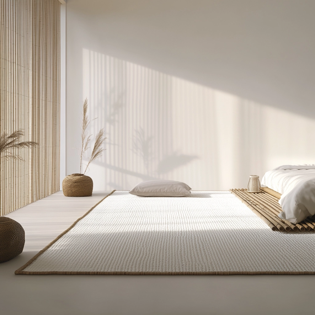 white rug bedroom 58