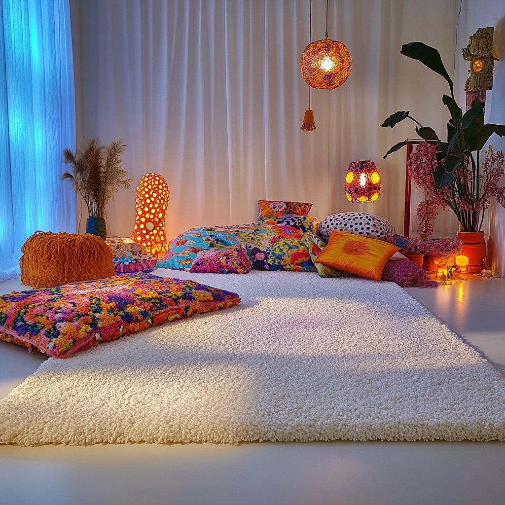 white rug bedroom 61