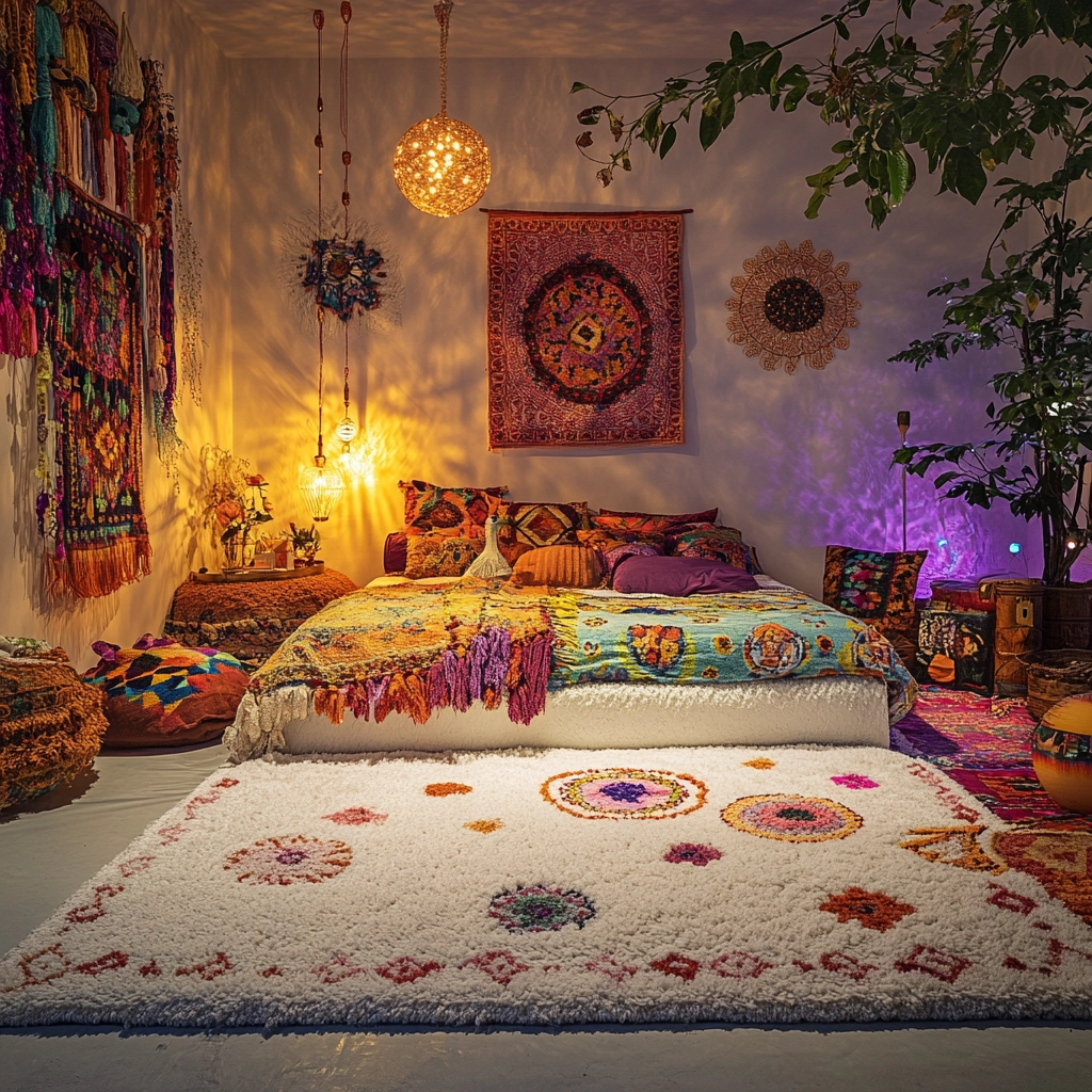 white rug bedroom 62