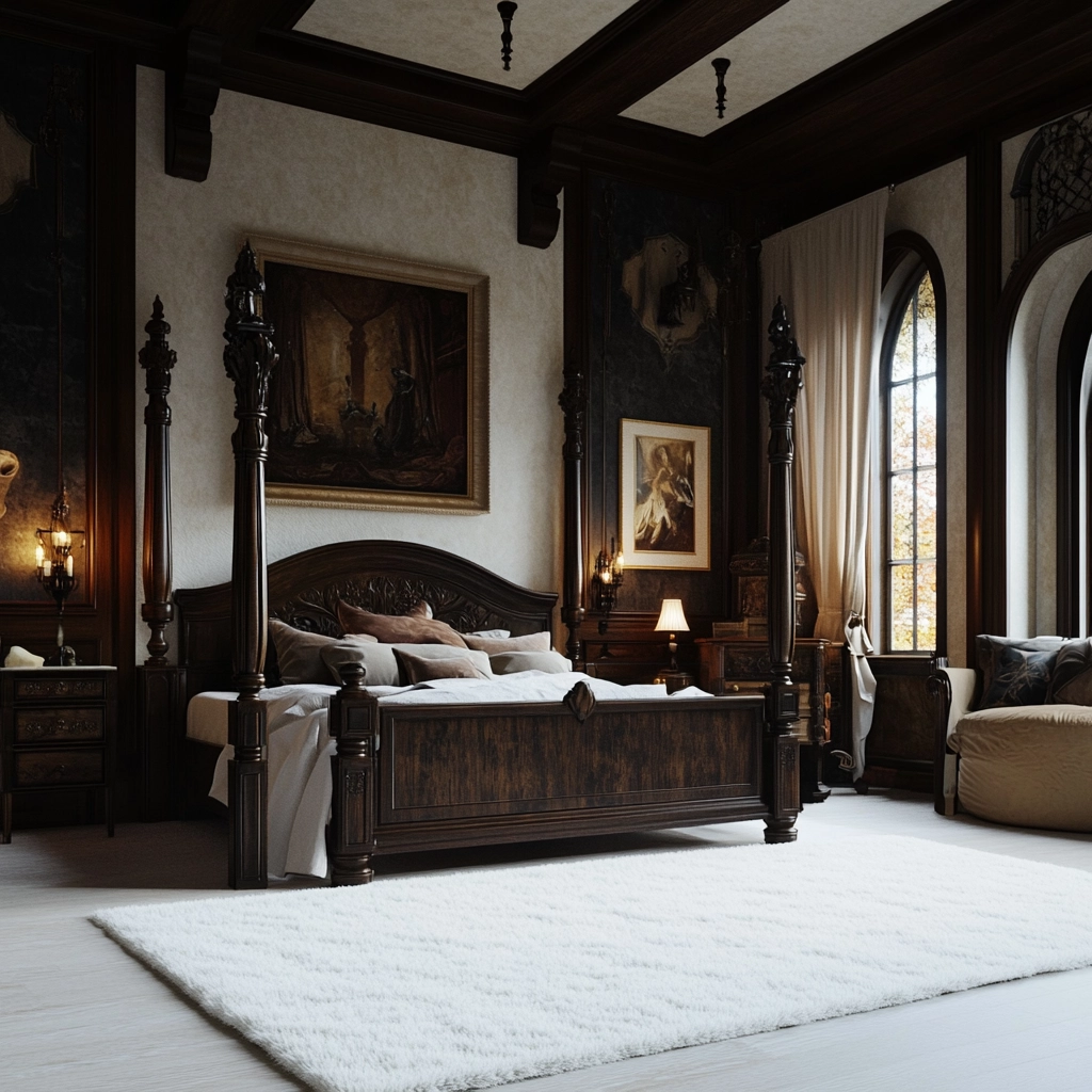 white rug bedroom 67