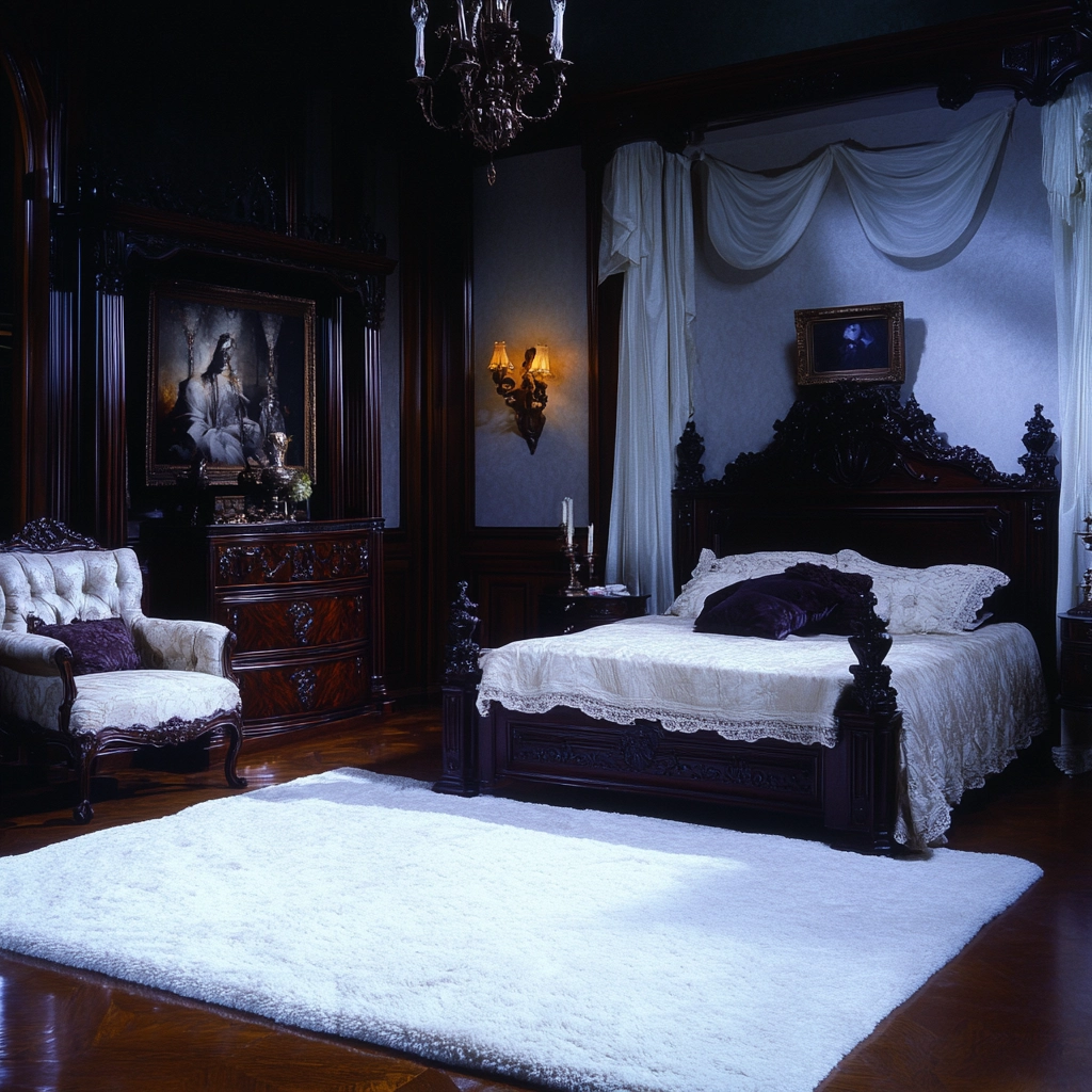 white rug bedroom 68