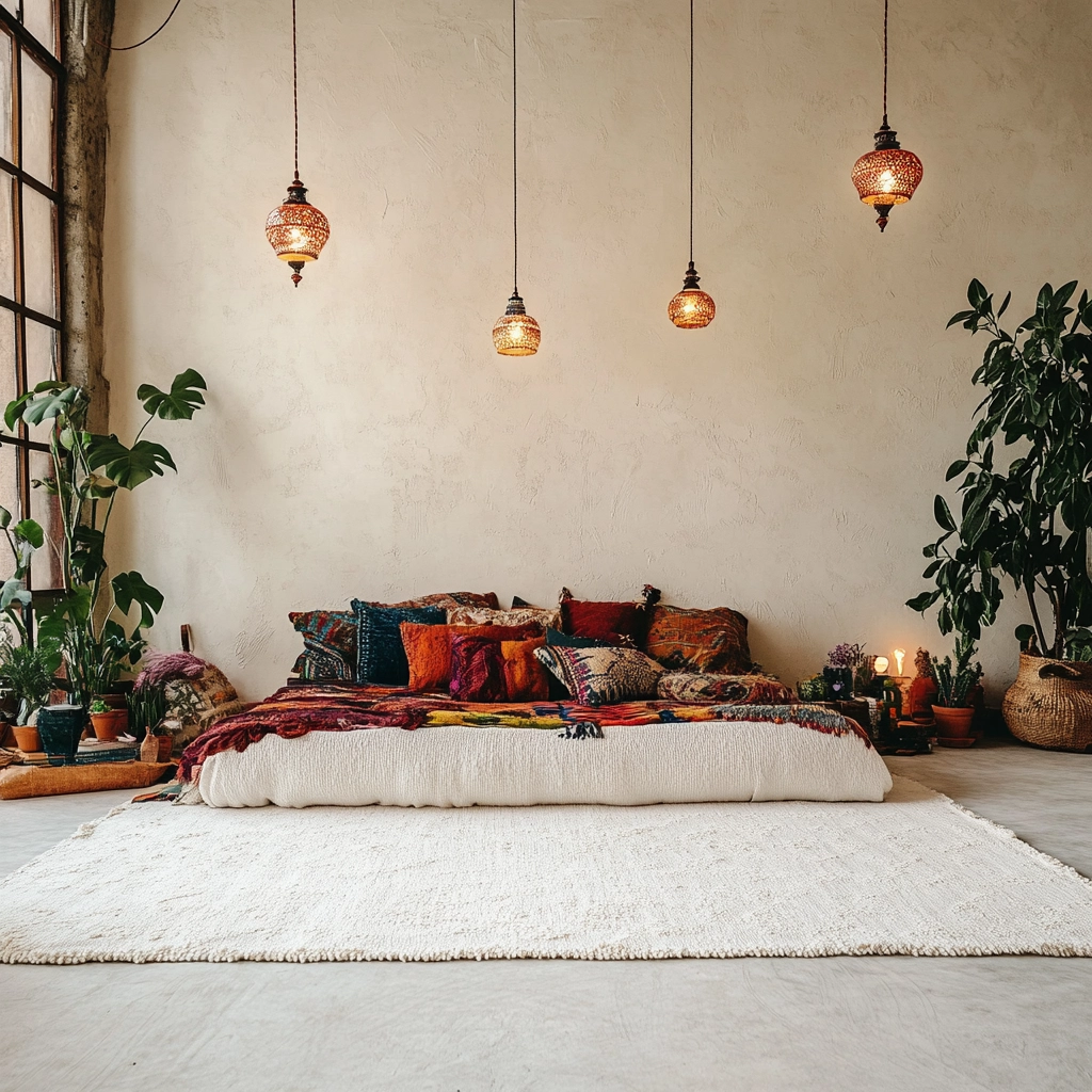 white rug bedroom 7