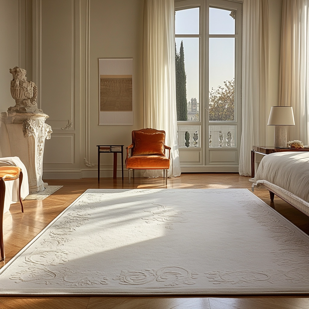 white rug bedroom 71