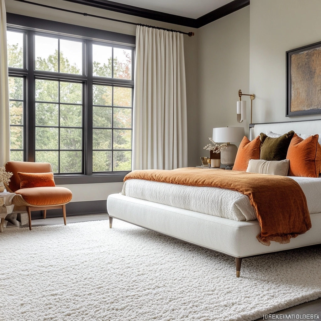 white rug bedroom 73