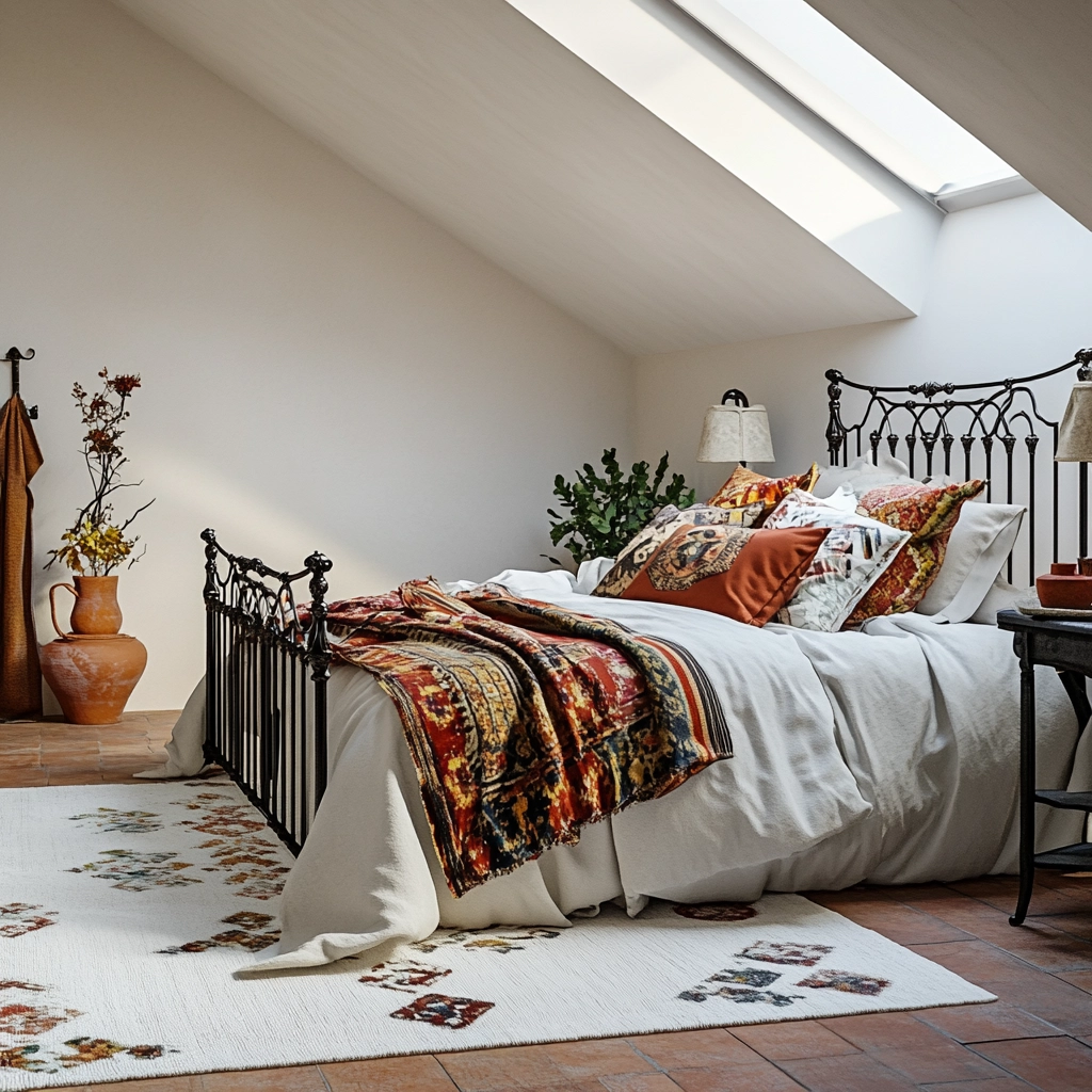 white rug bedroom 78
