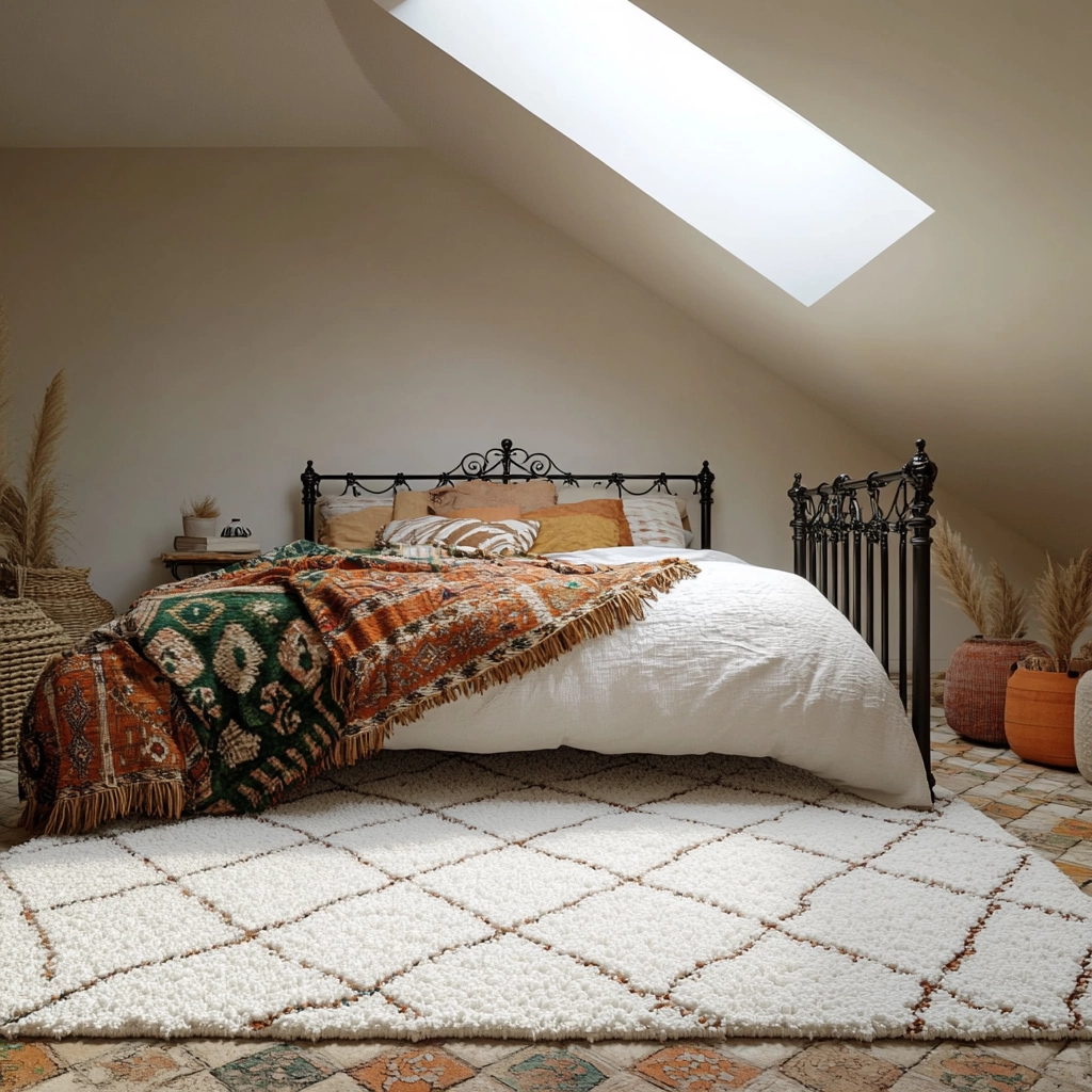 white rug bedroom 79