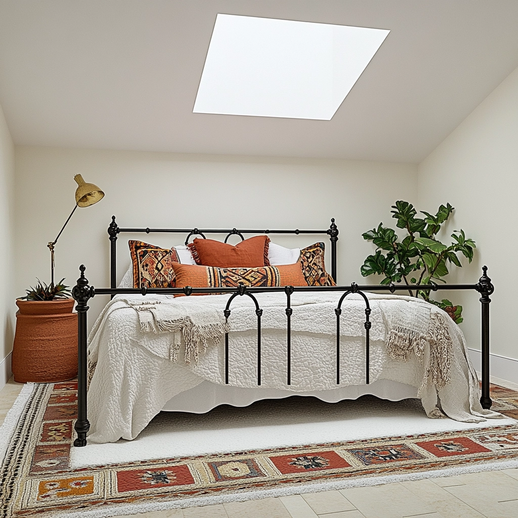 white rug bedroom 80