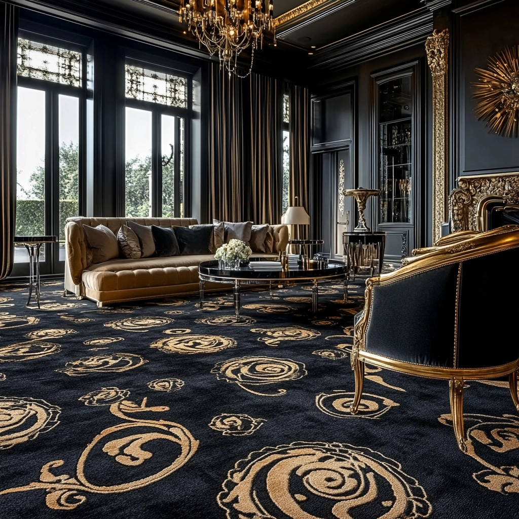 wool carpet living room 23