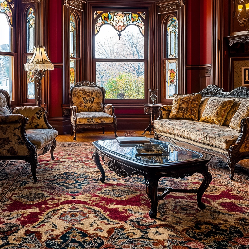 wool carpet living room 47