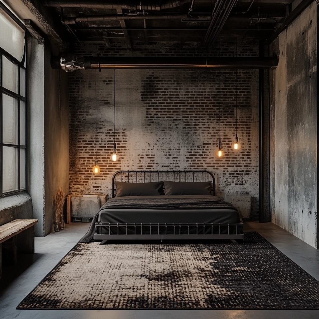 woven rug bedroom 10