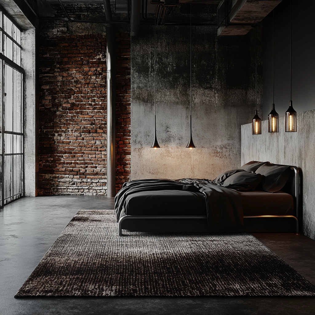 woven rug bedroom 11