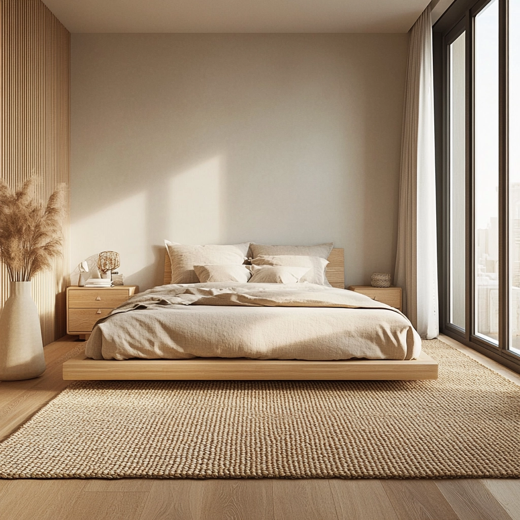 woven rug bedroom 2