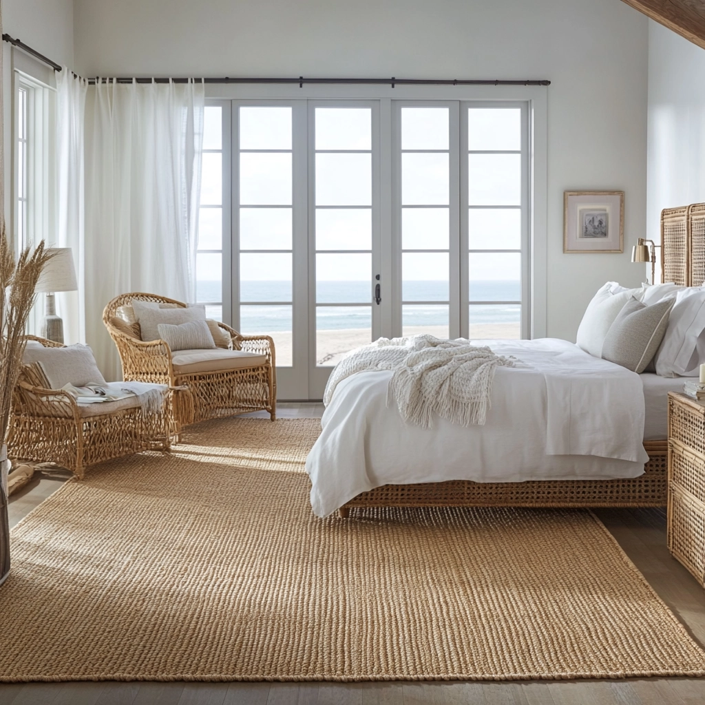 woven rug bedroom 22