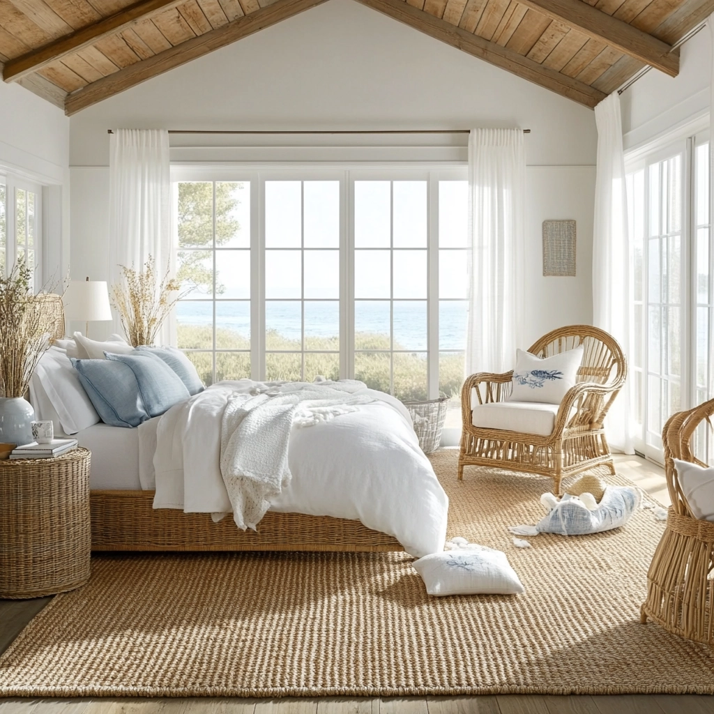 woven rug bedroom 24