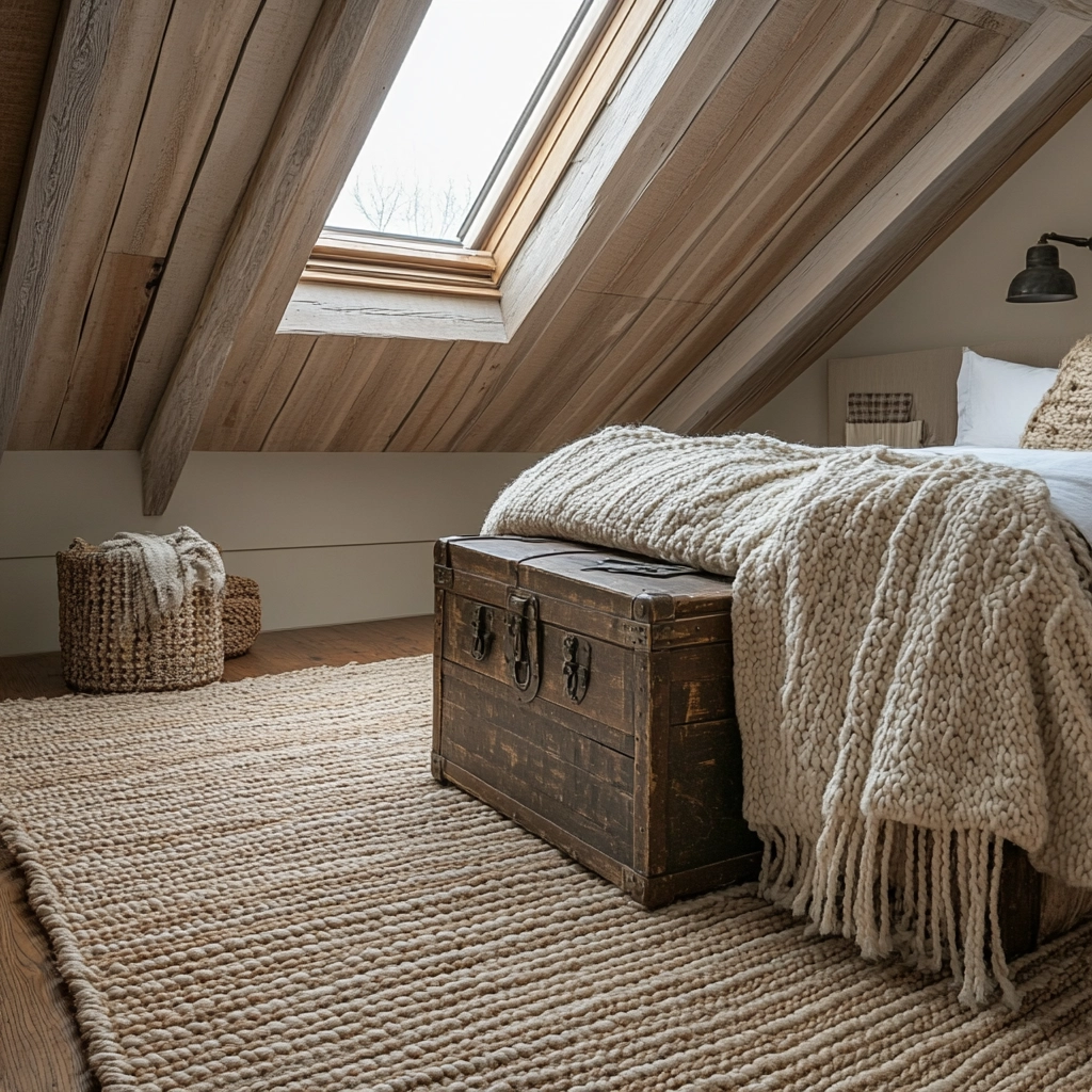 woven rug bedroom 28