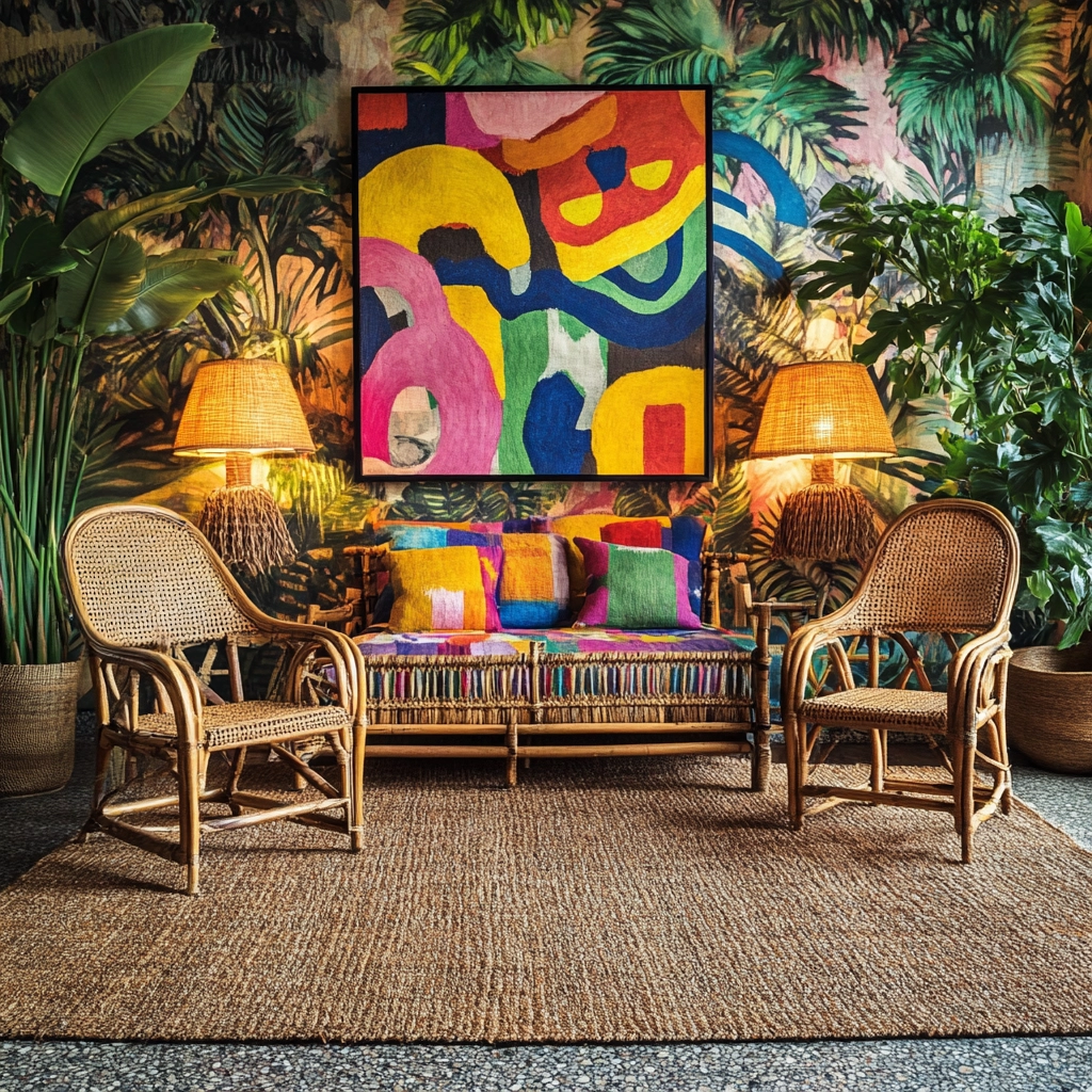 woven rug bedroom 32