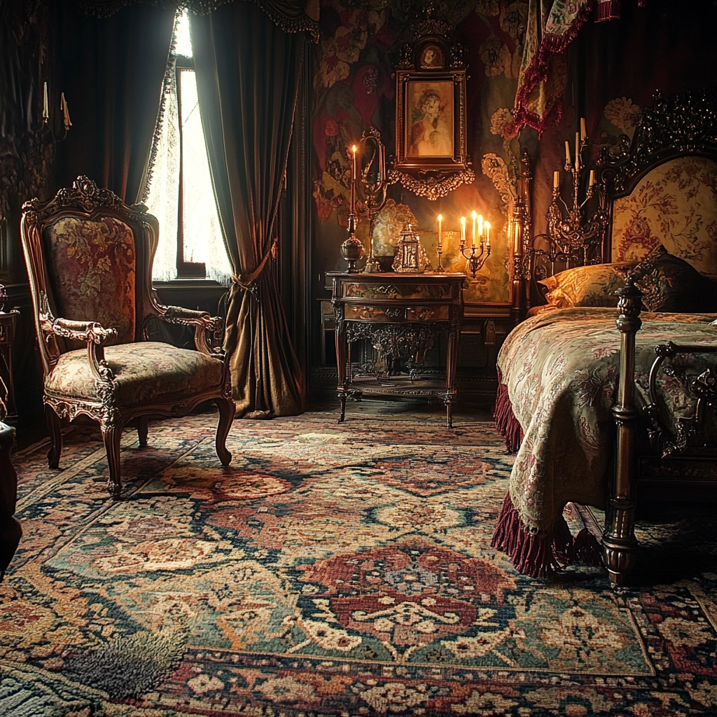 woven rug bedroom 33