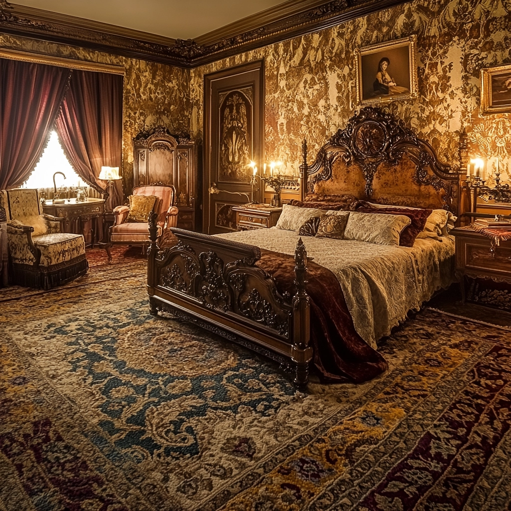 woven rug bedroom 34