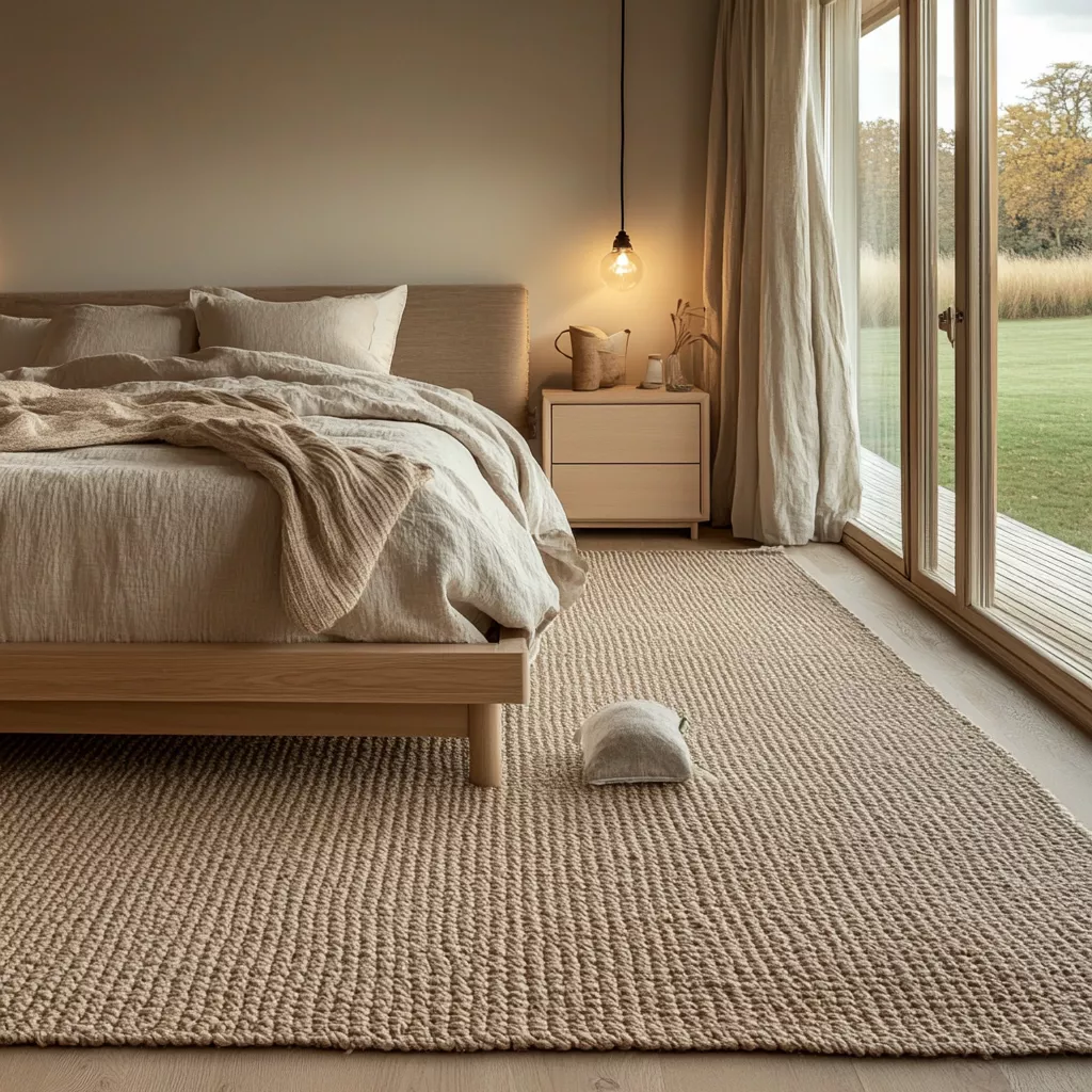 woven rug bedroom 4